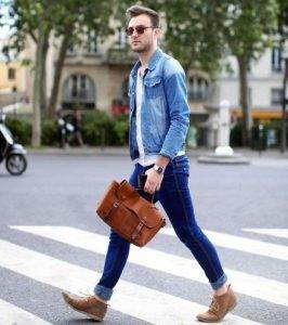 how to wear chukka boots with jeans image 4